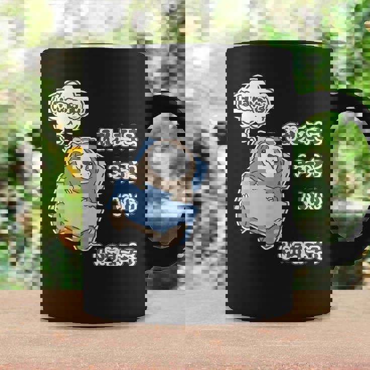 ナマケモノ さん『あしたも きっと いい いちにち』【どうぶつフレンズ】動物園の生き物 イラスト コーヒーマグ ギフトのアイデア