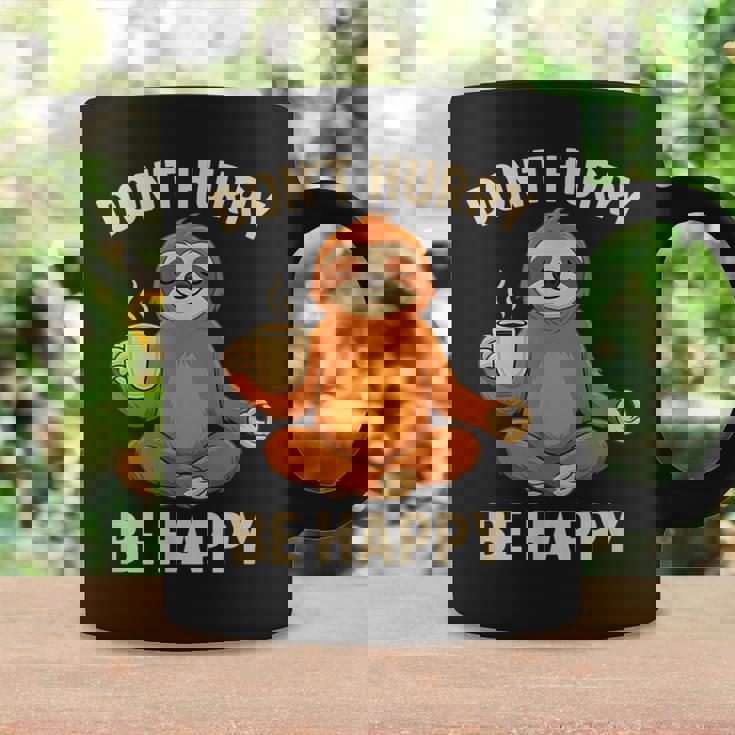 ナマケモノ コーヒー 瞑想 グラフィック 面白い コーヒーマグ ギフトのアイデア