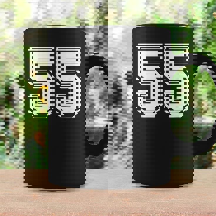 ナンバー55 スポーツジャージ ラッキーお気に入り番号 コーヒーマグ ギフトのアイデア