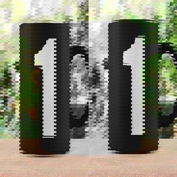 ナンバーワン 数字 1 プレーン ホワイト 数字 コーヒーマグ ギフトのアイデア