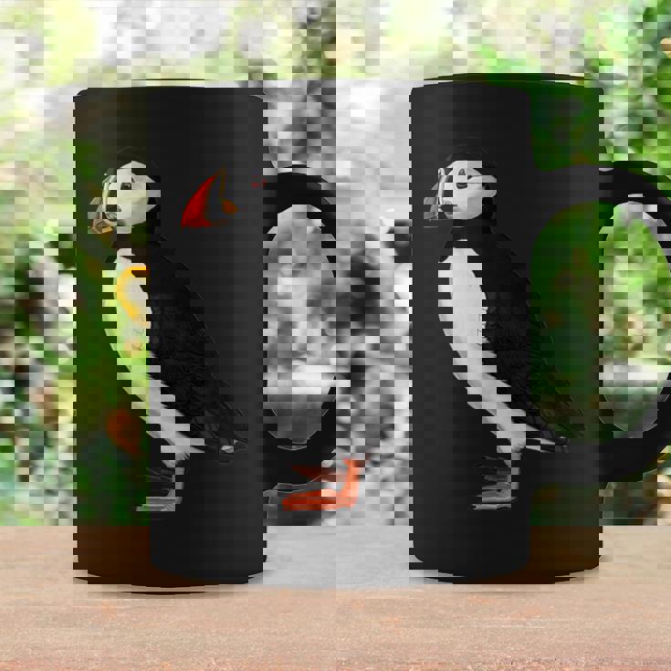 ニシツノメドリ 鳥 動物 図 バードウォッチング 贈り物 鳥類学者 生物学者 自然科学 コーヒーマグ ギフトのアイデア