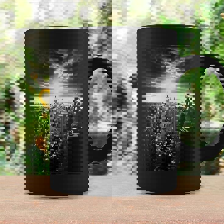 ニューヨーク市写真撮影 白黒写真 コーヒーマグ ギフトのアイデア