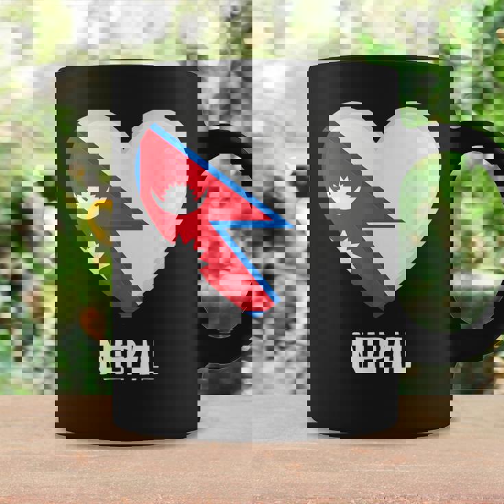 ネパール国旗シャツ コーヒーマグ ギフトのアイデア