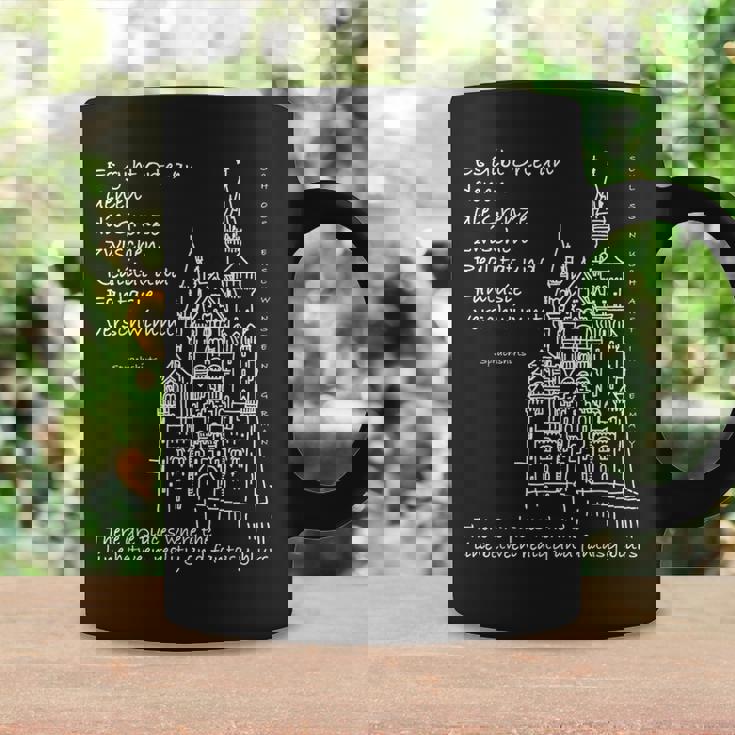 ノイシュヴァンシュタイン城 バイエルン ドイツ ドイツ語 英語 コーヒーマグ ギフトのアイデア