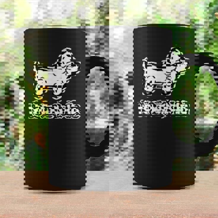 ノー ダックス ノー ライフ No Daxno Life 胸＆バックプリント コーヒーマグ ギフトのアイデア