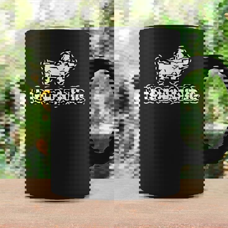 ノー ダックス ノー ライフ No Daxno Life フロント＆バックプリント コーヒーマグ ギフトのアイデア