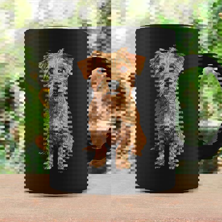 ノーフォークテリア 犬 モチーフ ペット アートワーク ノーフォークテリア コーヒーマグ ギフトのアイデア