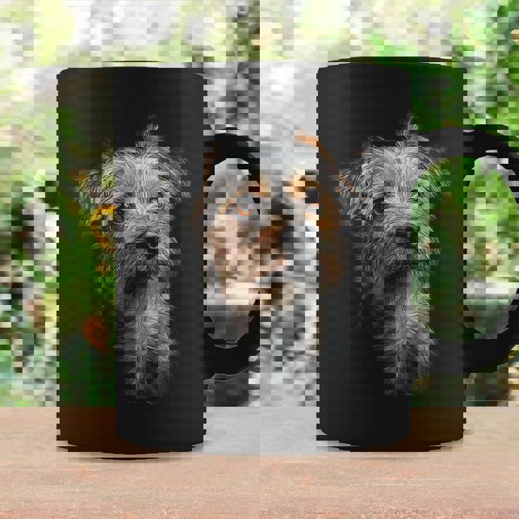 ノーフォークテリア 犬 モチーフ ペット イラスト ノーフォークテリア コーヒーマグ ギフトのアイデア