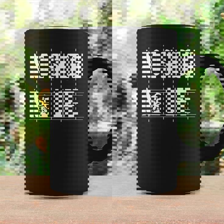 ノー将棋ノーライフ 将棋好き 囲碁将棋 将棋 棋士 将棋クラブ 将棋サークル コーヒーマグ ギフトのアイデア