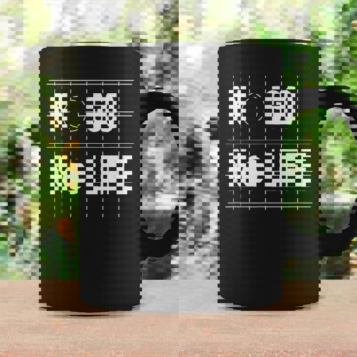 ノー碁ノーライフ 囲碁好き 囲碁将棋 囲碁 碁打ち 囲碁クラブ 囲碁サークル コーヒーマグ ギフトのアイデア