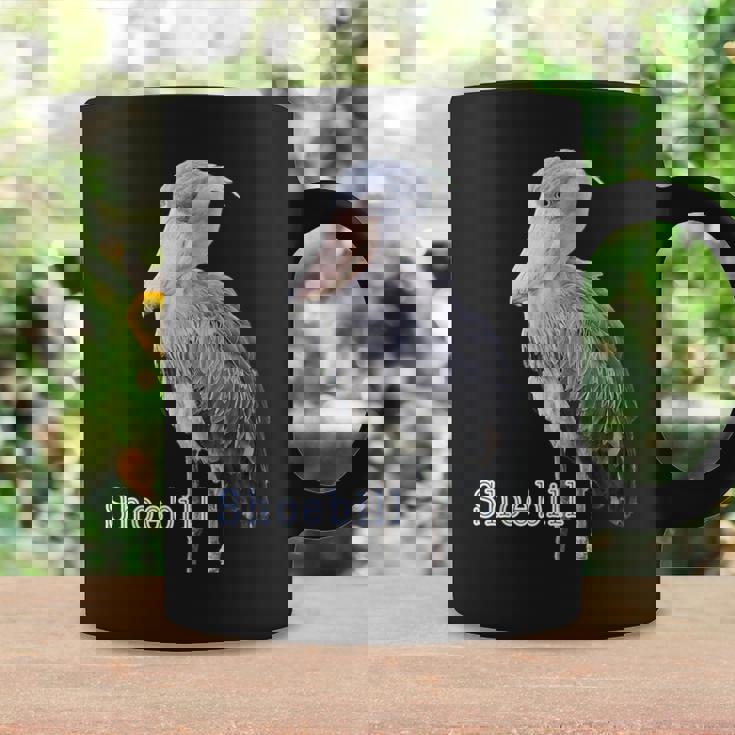 ハシビロコウ（写真 切り抜き）大きな 青い鳥 グッズ コーヒーマグ ギフトのアイデア