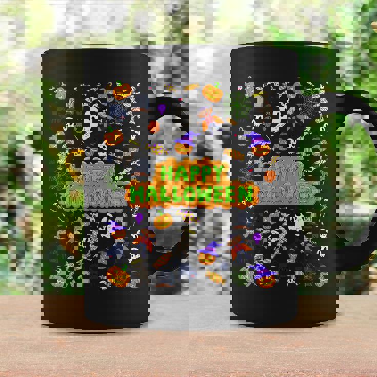 ハッピーハロウィンのレトロな怖いかわいい不気味なギフト コーヒーマグ ギフトのアイデア