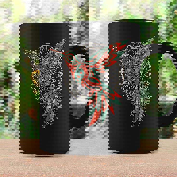 ハミングバード・トライバル・アート ネイティブアメリカン・インディアン・インディジナス コーヒーマグ ギフトのアイデア