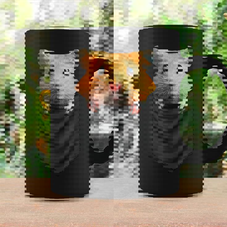 ハムスター 面白いtシャツ ポケット かわいい メンズ 子供 おもしろ 服 雑貨 グッズ ネタ ゆるキャラ コーヒーマグ ギフトのアイデア