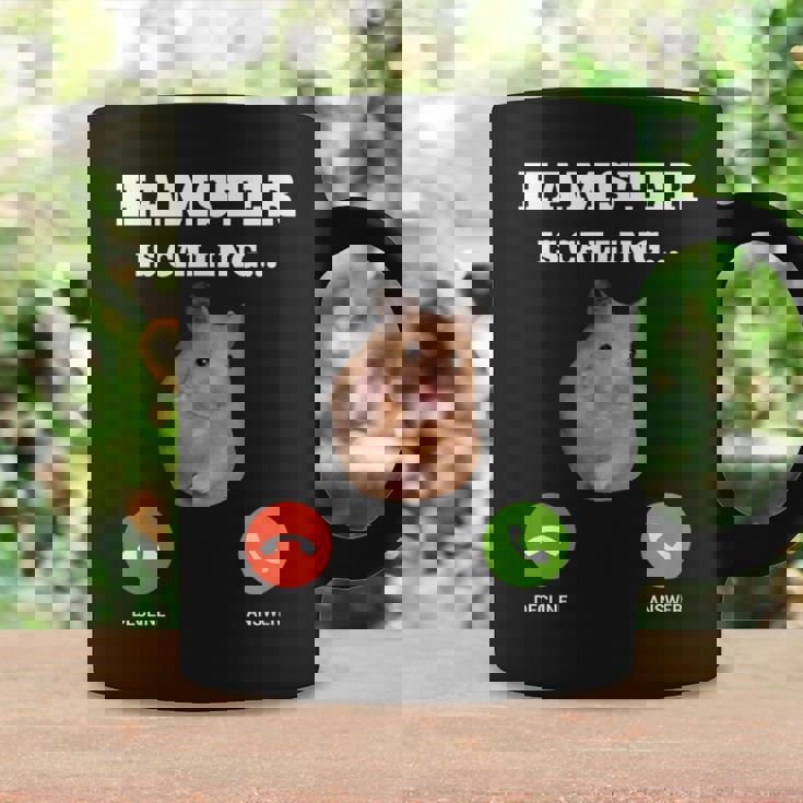ハムスターミームが呼んでいます コーヒーマグ ギフトのアイデア