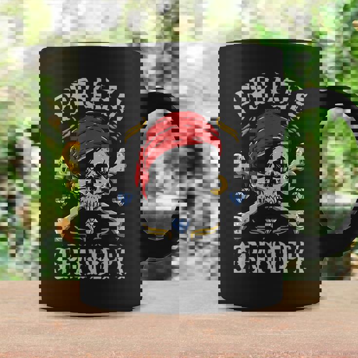 ハロウィン 怖い海賊 スカル・クロスボーン 海賊おじいちゃん コーヒーマグ ギフトのアイデア