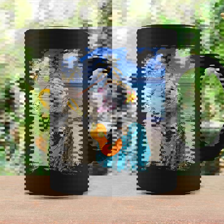 ハワイのトロピカルポッサム、アロハオポッサム。 コーヒーマグ ギフトのアイデア