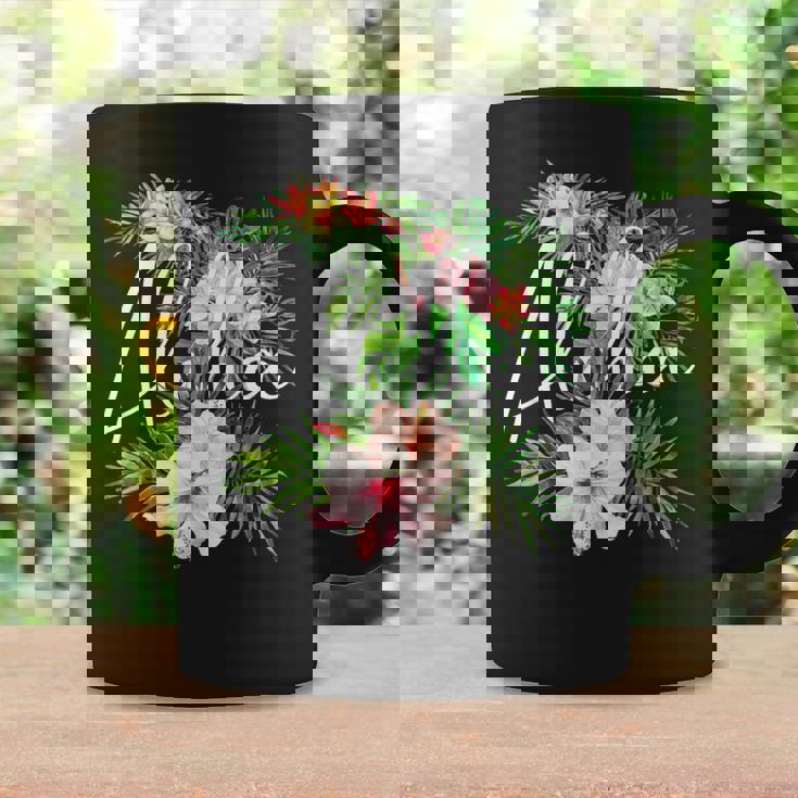 ハワイアンハイビスカスの花 アロハ コーヒーマグ ギフトのアイデア