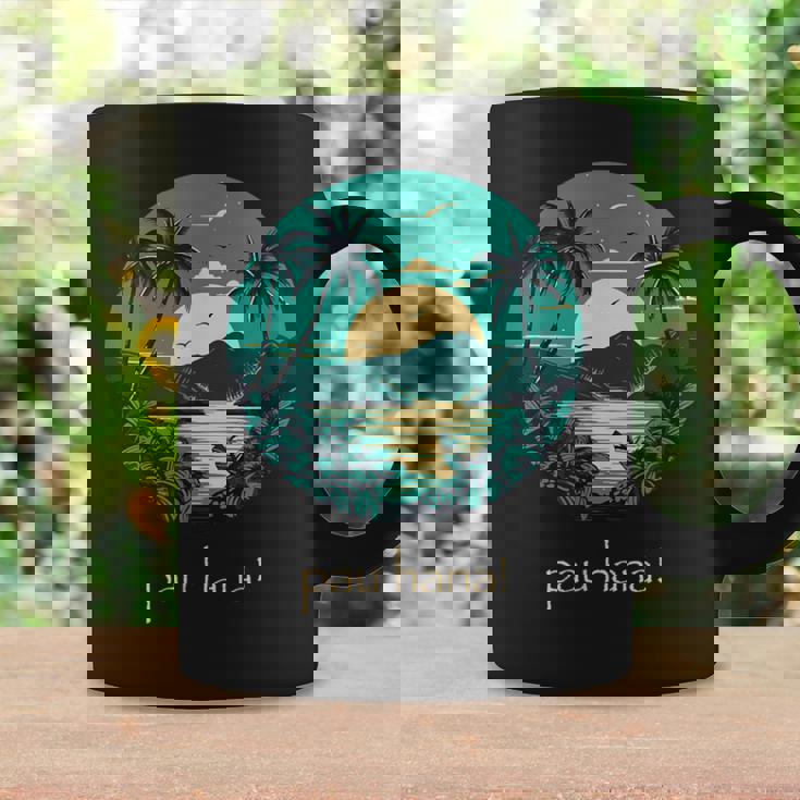 ハワイ語のパウハナはハッピータイムを意味します コーヒーマグ ギフトのアイデア