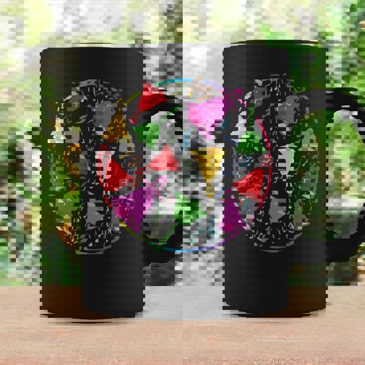 ハンドベルの色 コーヒーマグ ギフトのアイデア