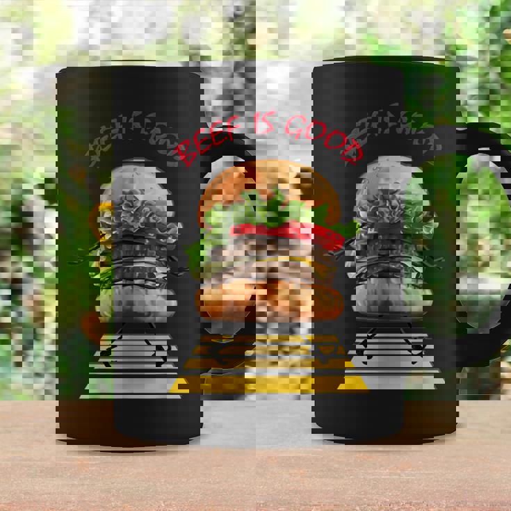 ハンバーガー 横断歩道 コーヒーマグ ギフトのアイデア