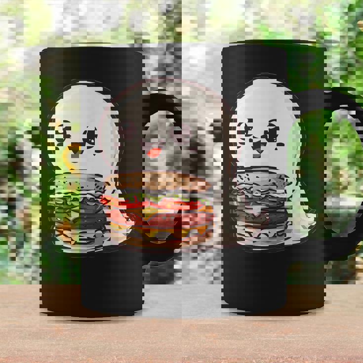 ハンバーガーとかわいいおばけ コーヒーマグ ギフトのアイデア