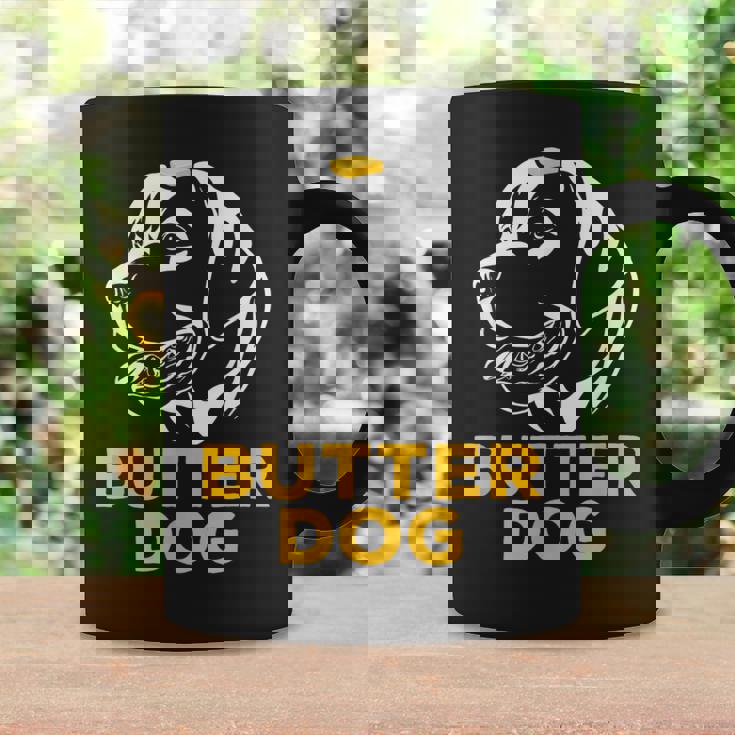 バター犬-彼のバターと一緒に犬面白いミーム コーヒーマグ ギフトのアイデア