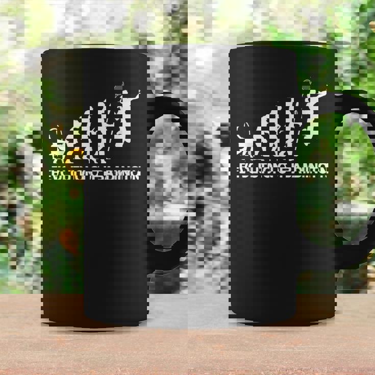 バドミントンの進化 コーヒーマグ ギフトのアイデア