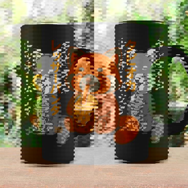 バブルティー レッサーパンダ ボバ カワイイ タピオカ アニメ かわいい コーヒーマグ ギフトのアイデア