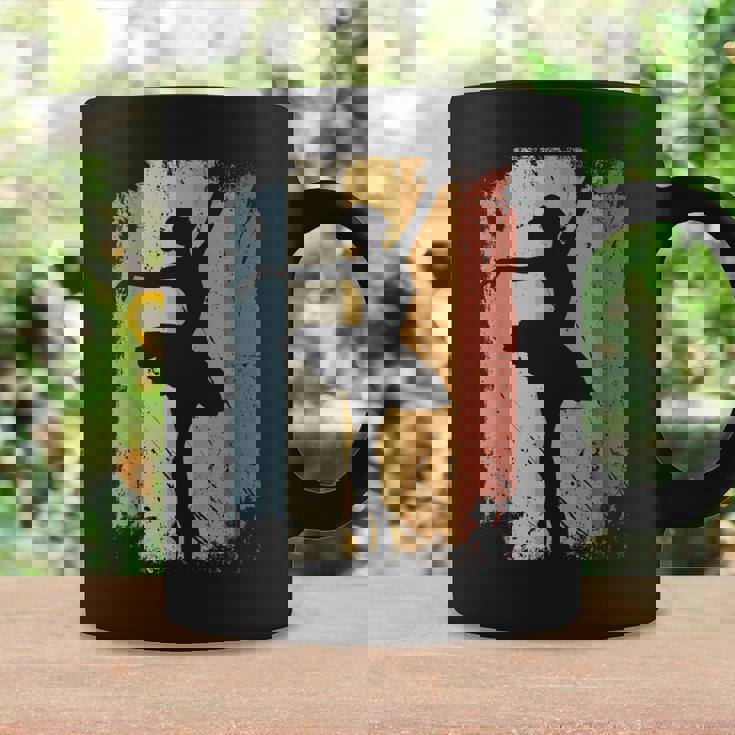 バレエダンスダンスバレリーナシューズ En Pointe ヴィンテージレトロ コーヒーマグ ギフトのアイデア