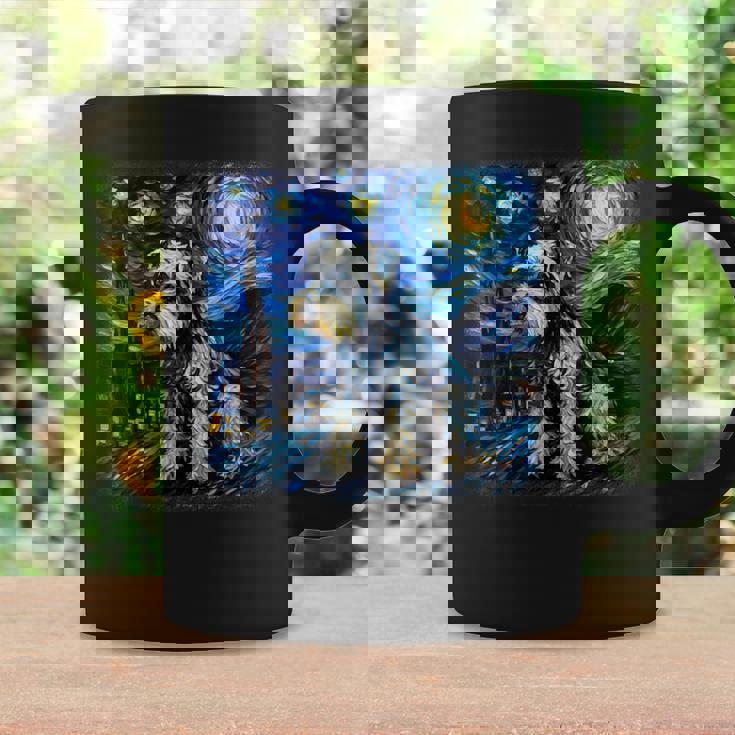 バン・ゴッホ 星月夜ミニチュア・シュナウザー コーヒーマグ ギフトのアイデア