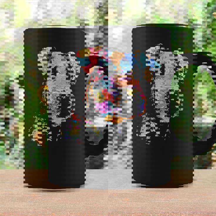 パステルペイント エアデールテリアポートレート コーヒーマグ ギフトのアイデア