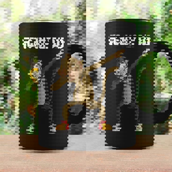 パパ・ゴリラ猿 チンパンジー 動物 かわいい猿 ギフト コーヒーマグ ギフトのアイデア