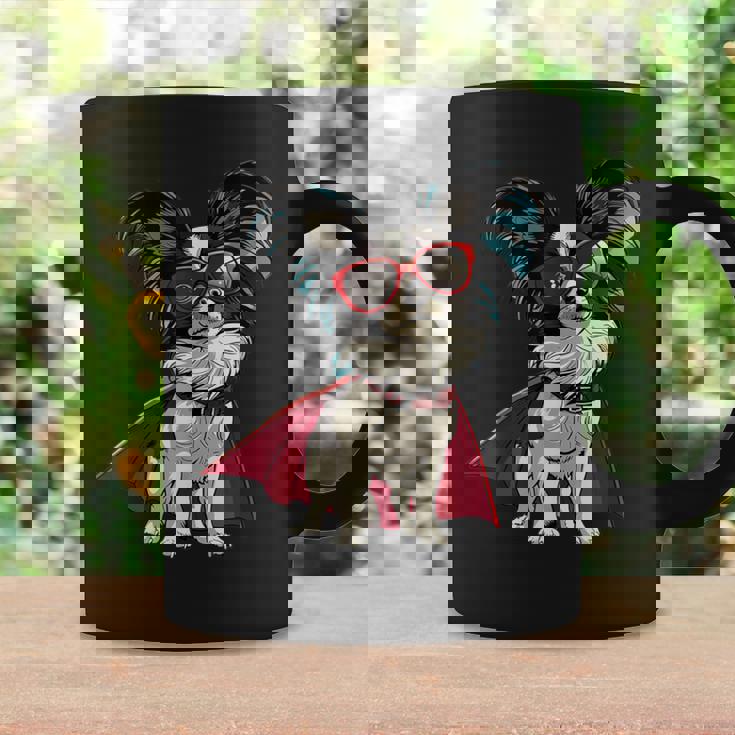 パピヨンドッグ-パピヨン コーヒーマグ ギフトのアイデア