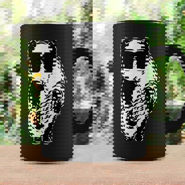 パンダとチューバ楽器チューブ コーヒーマグ ギフトのアイデア