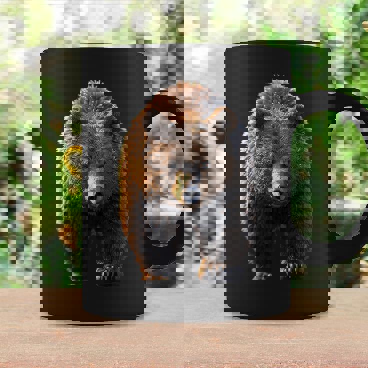 ヒグマ グリズリー ベア ブラザーズ フォレスト ワイルド ヒグマ コーヒーマグ ギフトのアイデア