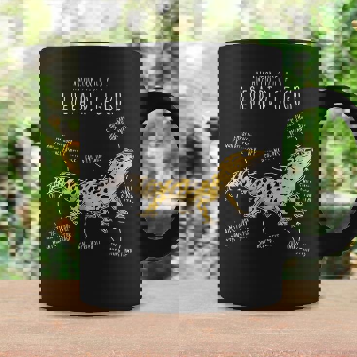 ヒョウゲッコの解剖学、面白いペット爬虫類トカゲ好き。 コーヒーマグ ギフトのアイデア