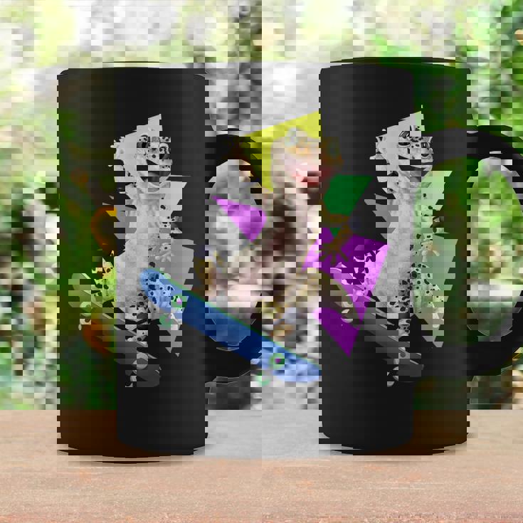 ヒョウモントカゲモドキ スケートボードのトカゲ コーヒーマグ ギフトのアイデア