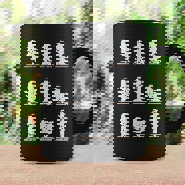 ビションフリーゼヨガ コーヒーマグ ギフトのアイデア