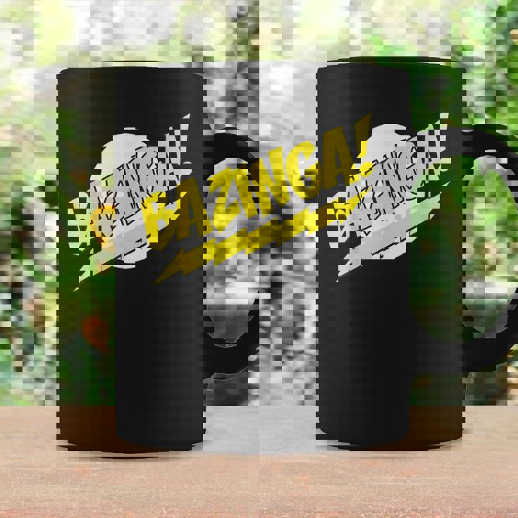 ビッグバン理論ロゴ Bazinga コーヒーマグ ギフトのアイデア