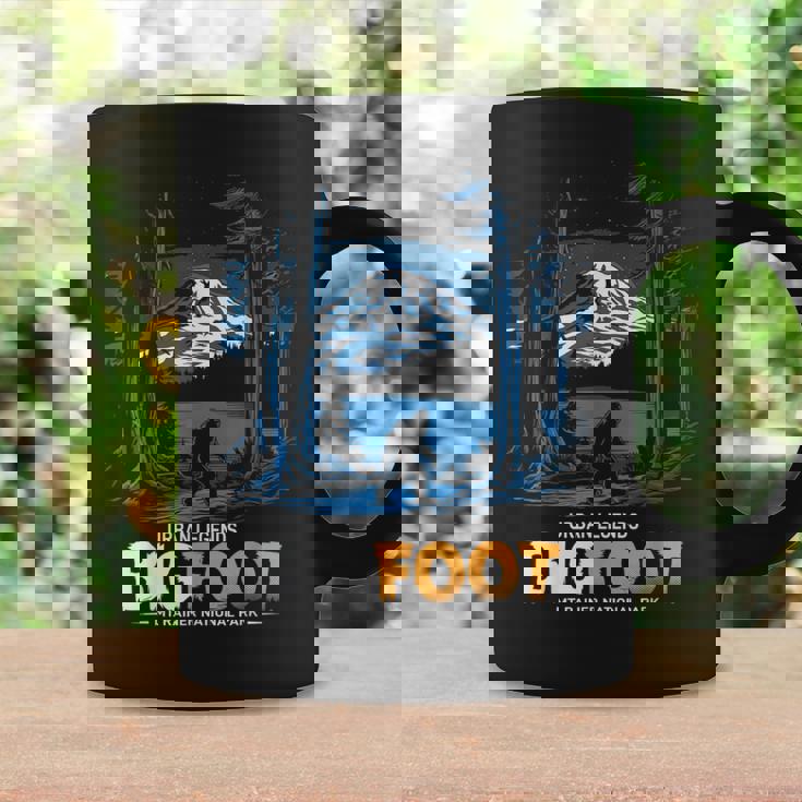 ビッグフット都市神話伝説マウントレイナー国立公園 コーヒーマグ ギフトのアイデア