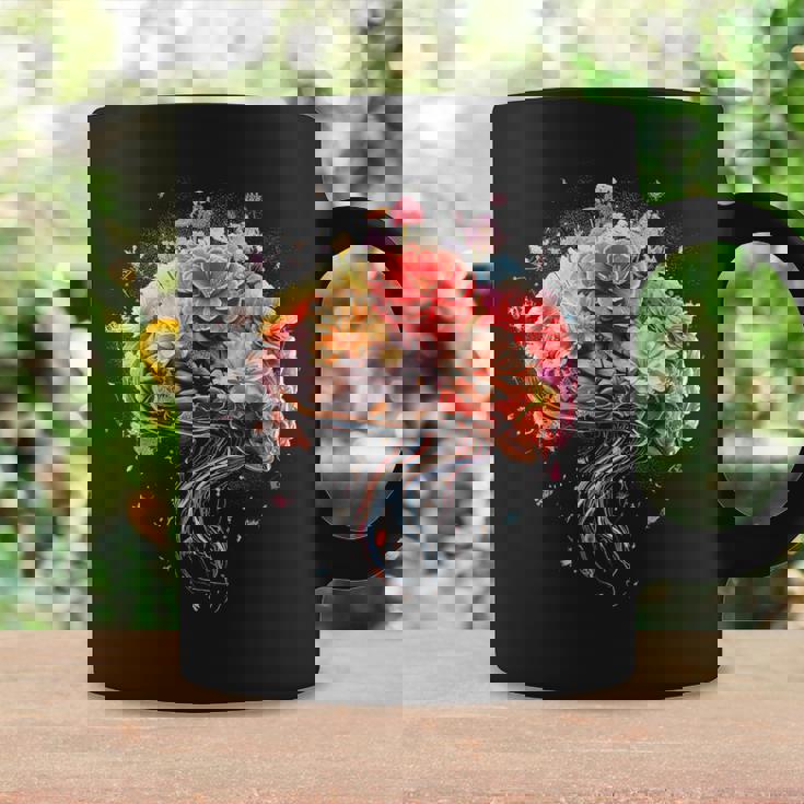 ビンテージ 人体解剖学 脳 カラフル 脳 科学と芸術 コーヒーマグ ギフトのアイデア