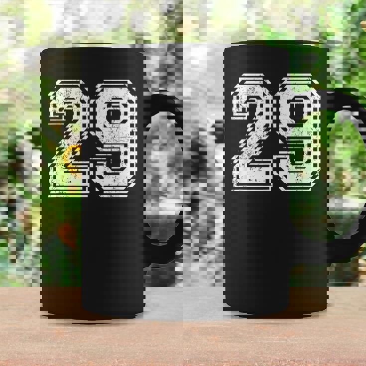 ビンテージスポーツナンバーズ 29 29 コーヒーマグ ギフトのアイデア