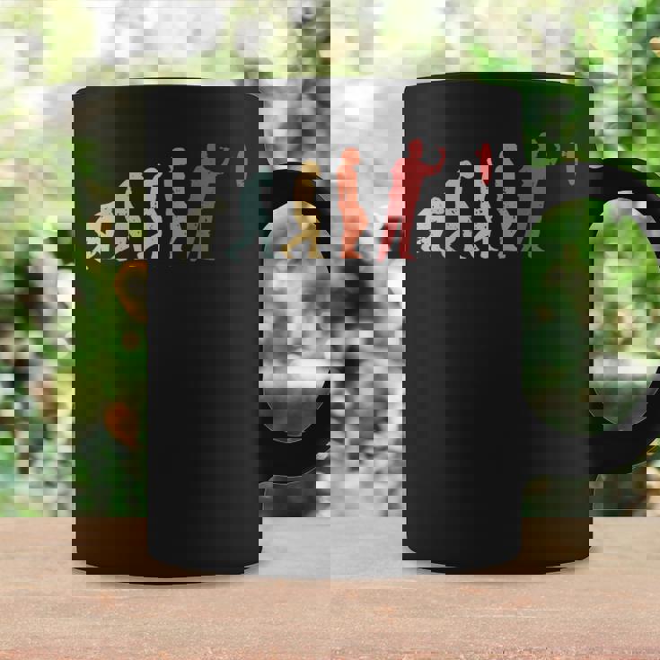 ビンテージダーツ進化面白いダーツダーツプレーヤーのギフト コーヒーマグ ギフトのアイデア