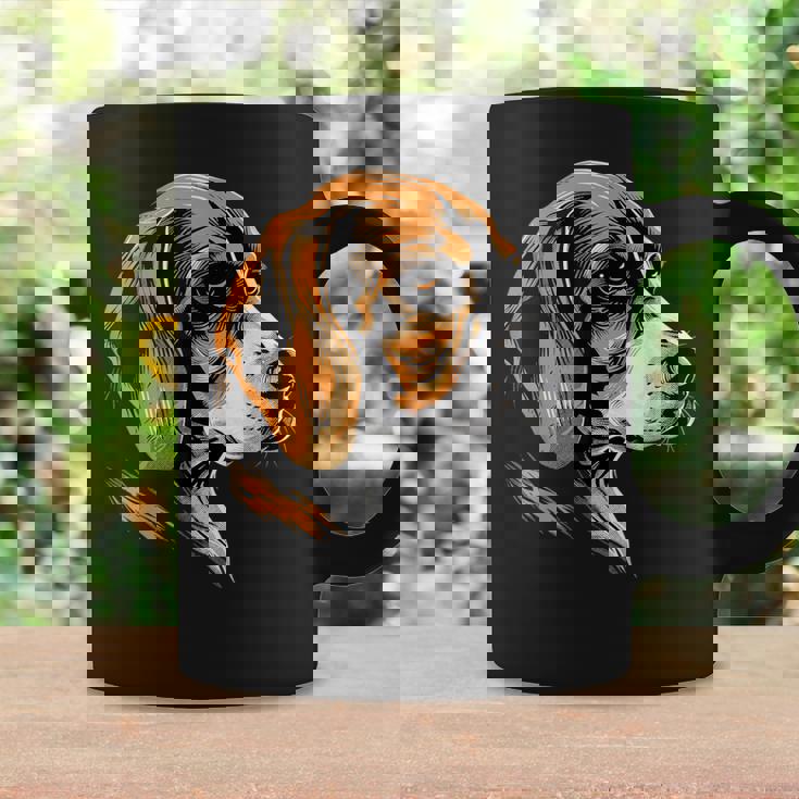 ビーグル子犬ビーグル狩猟犬かわいい犬イングリッシュビーグル コーヒーマグ ギフトのアイデア