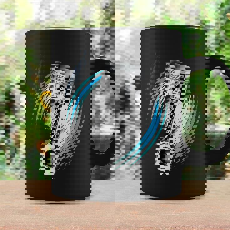 ピストンパワー 車愛好家のためのダイナミックエンジンデザイン コーヒーマグ ギフトのアイデア