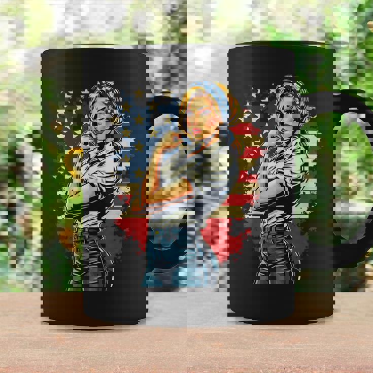 ピンアップセクシースタイルアメリカの象徴 コーヒーマグ ギフトのアイデア