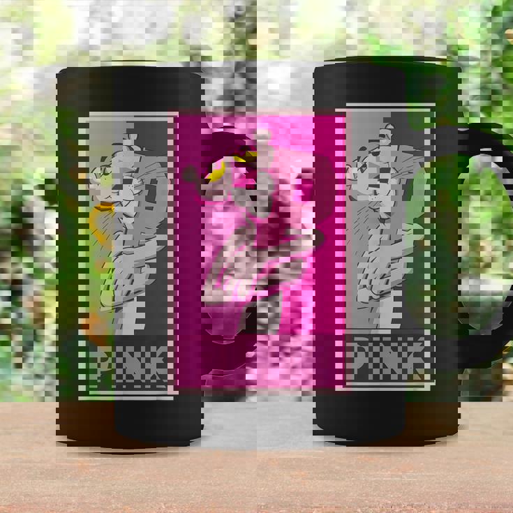 ピンクパンサー 「P」の文字を抱く コーヒーマグ ギフトのアイデア