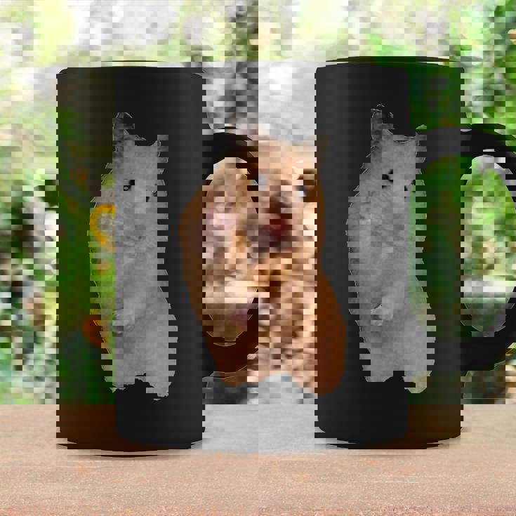 ピースサイン ハムスター ミーム コーヒーマグ ギフトのアイデア