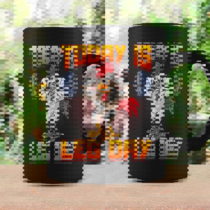 ファニーレッグデイチキンレッグスクワットジム コーヒーマグ ギフトのアイデア